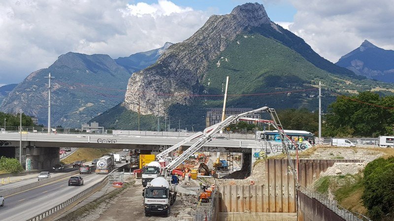Travaux élargissement A480
