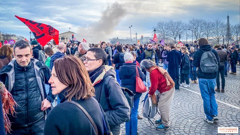 Foule manifestant Iran