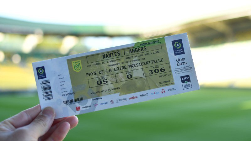 Vente billets match