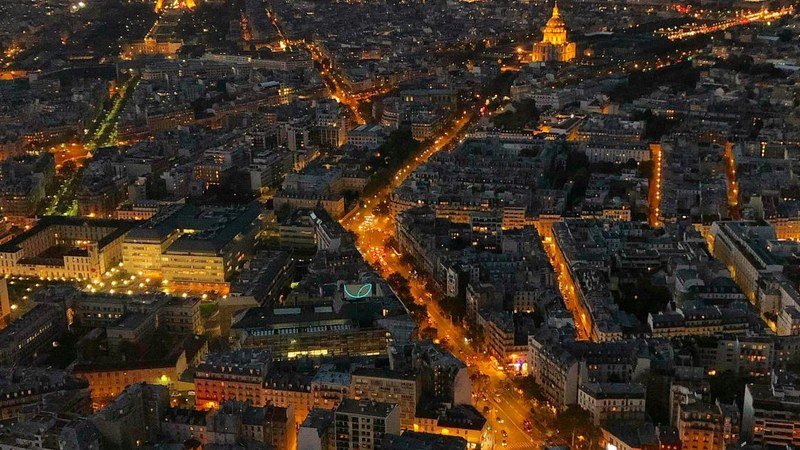 Installation artistique lors de la Nuit Blanche à Paris