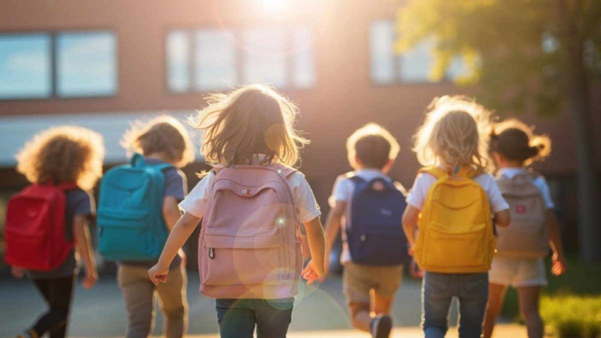 Des élèves assis en classe le jour de la rentrée scolaire