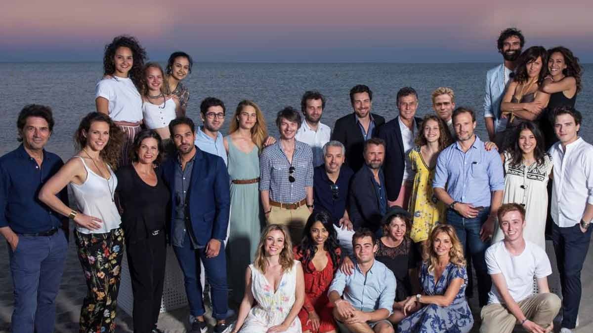 Plateau de tournage de la série Demain nous appartient