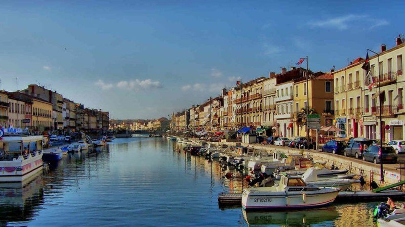 Vue panoramique de la ville de Sète