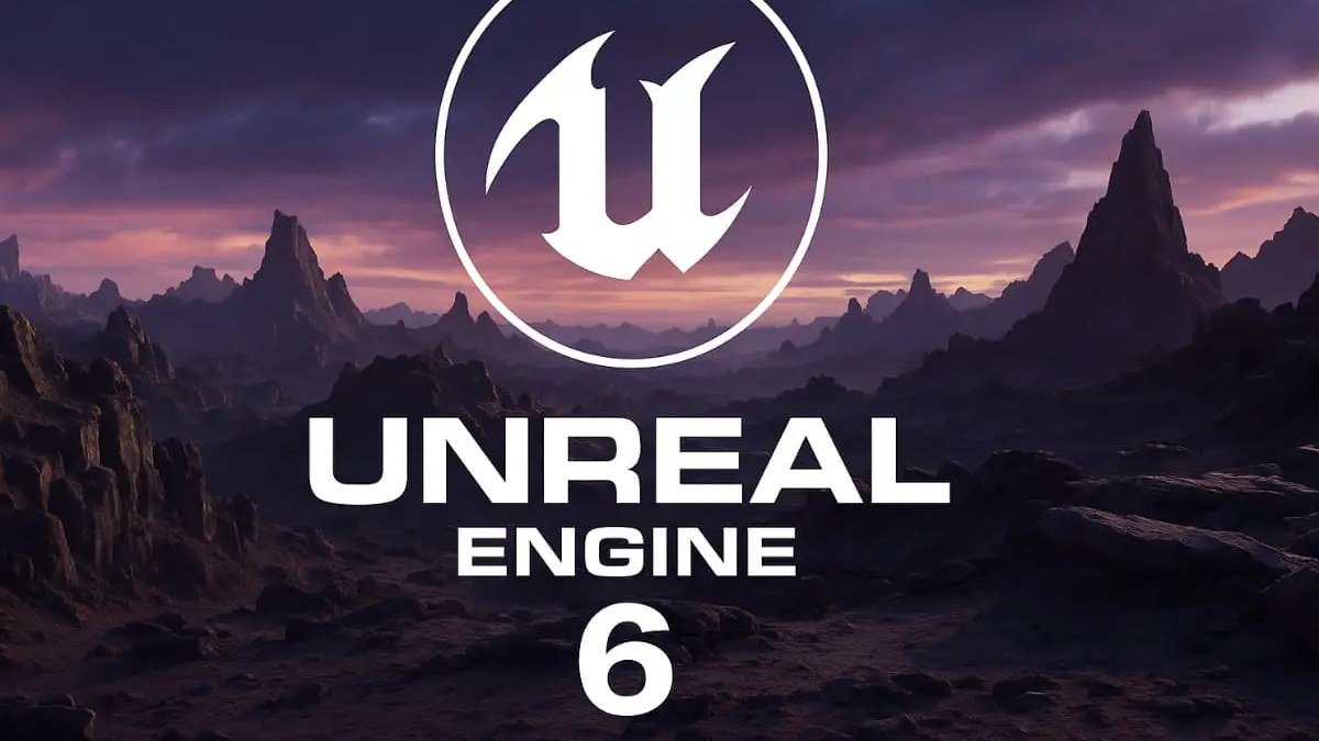 Logo du moteur graphique Unreal Engine 6