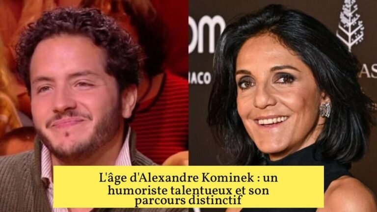 Portrait de l'humoriste Alexandre Kominek
