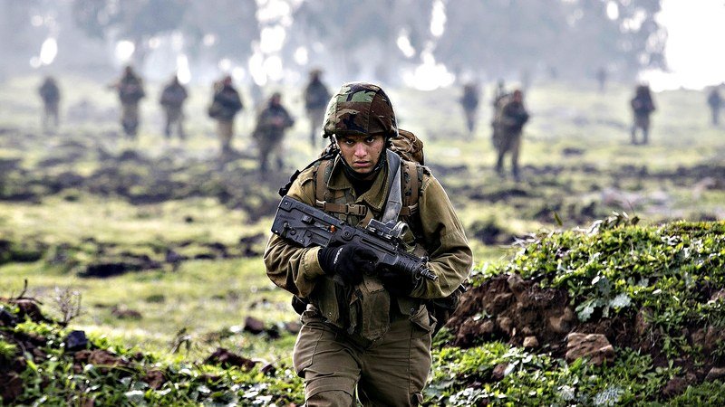Soldats de la brigade Golani en exercice