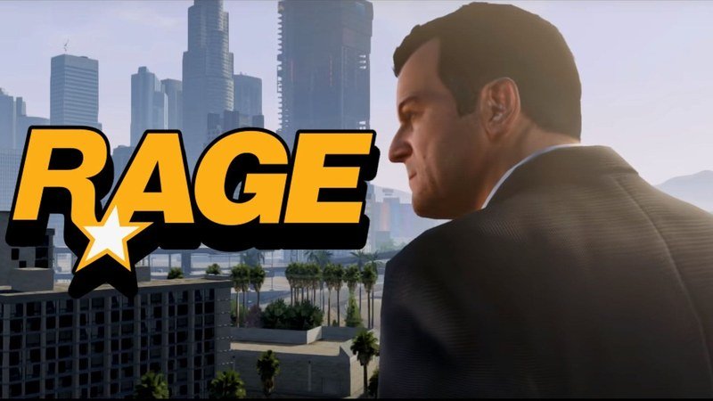 Logo du moteur de jeu RAGE de Rockstar
