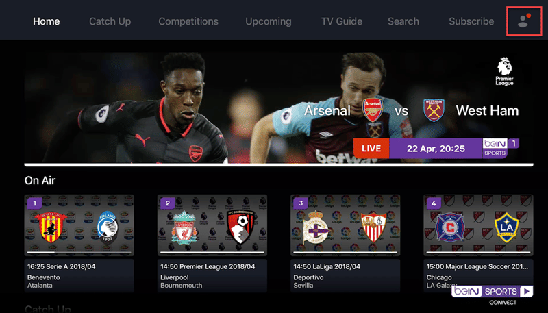 Logo de la chaine de television sportive beIN Sports