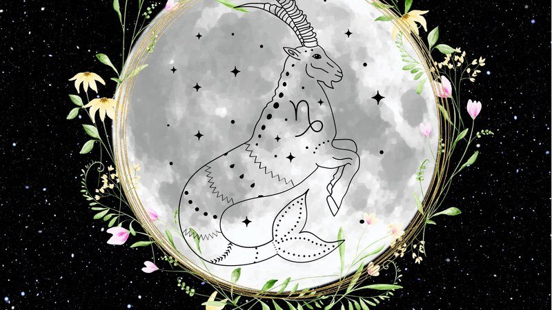 Lune en signe du Capricorne