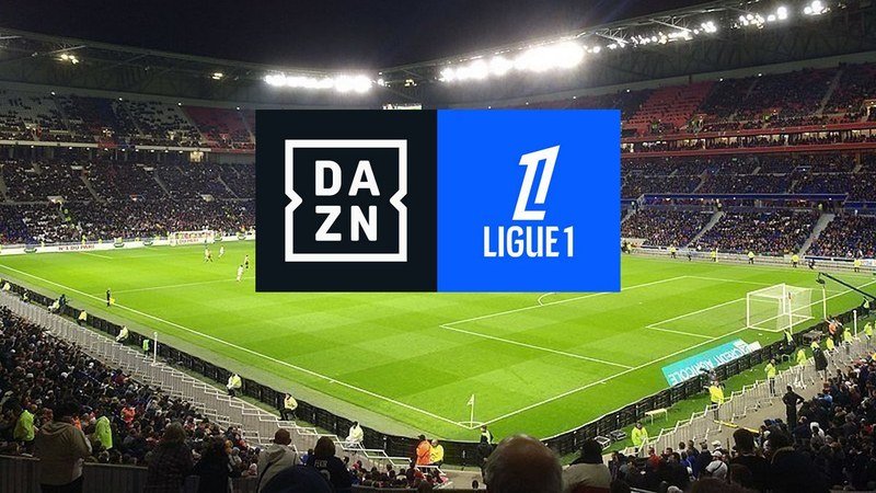 Logo et interface de diffusion DAZN