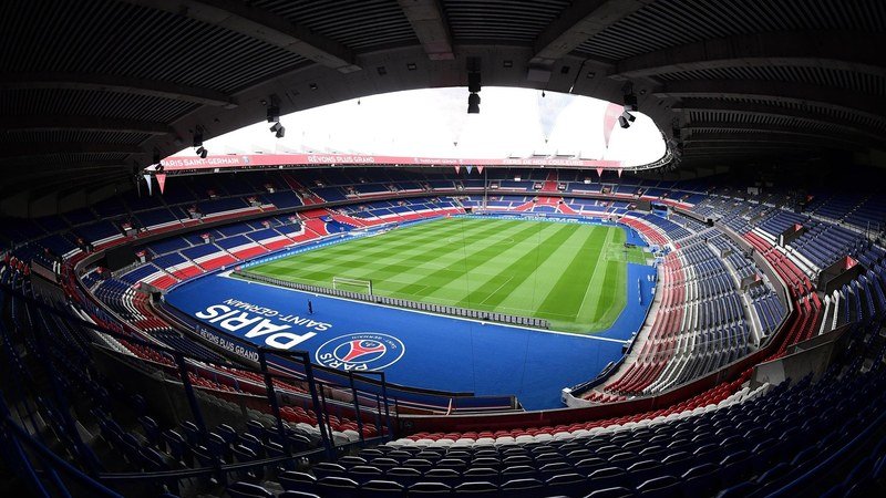 Vue aérienne du stade Parc des Princes