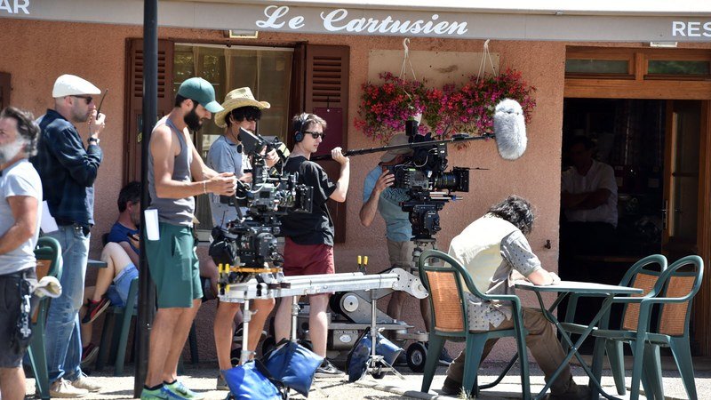 Plateau de tournage d'une série télévisée