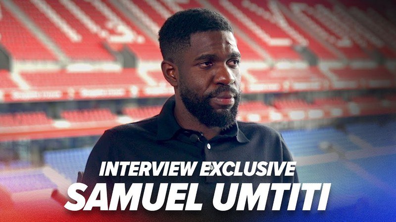 Samuel Umtiti lors d'une interview