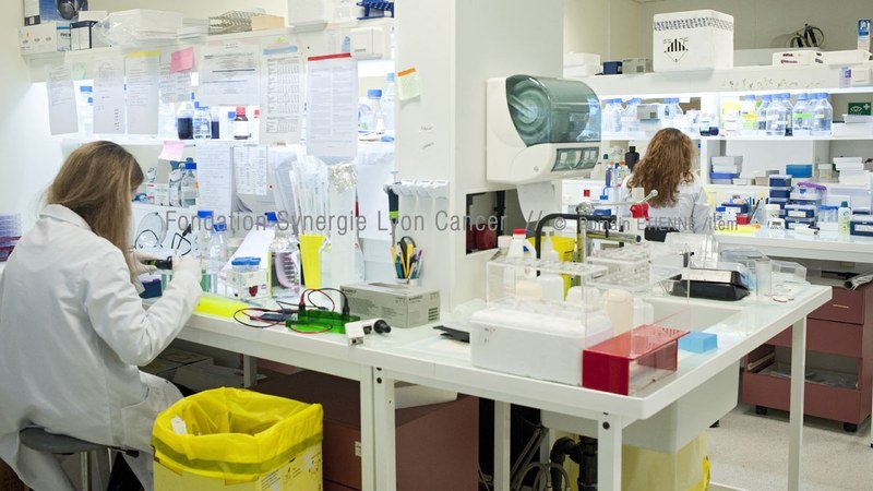 Chercheurs travaillant dans un laboratoire moderne