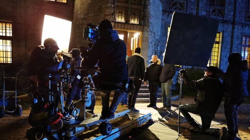 Plateau de tournage cinématographique
