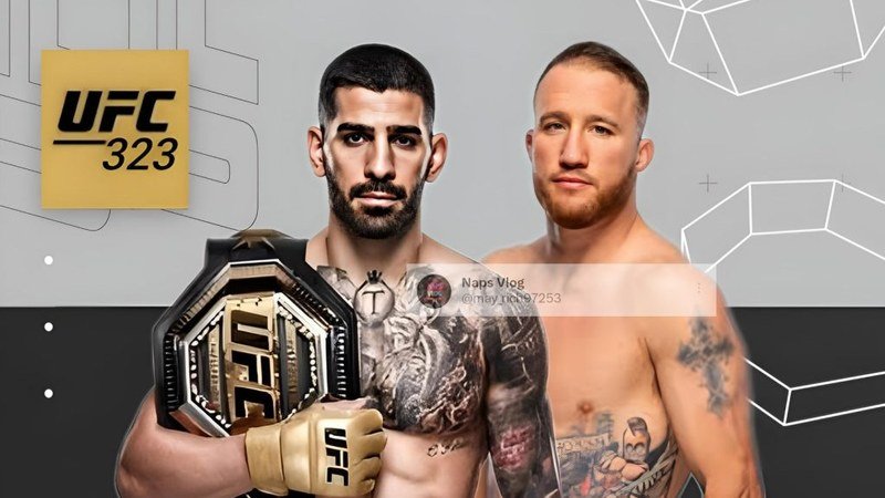 Combat entre Ilia Topuria et Justin Gaethje