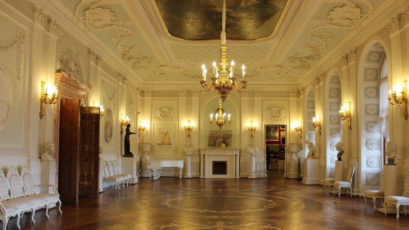 Intérieur d’une salle de bal