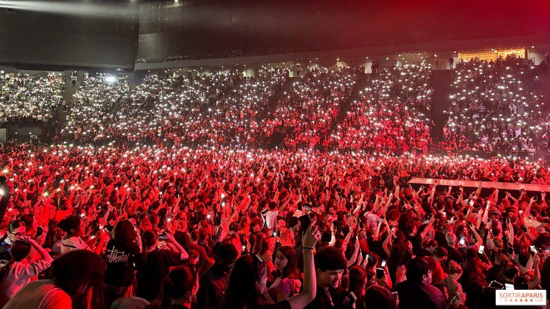 Public nombreux dans les gradins de l'Accor Arena