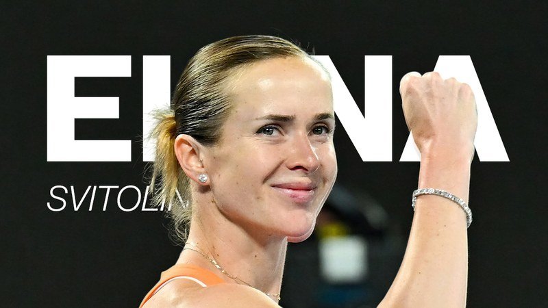 Elina Svitolina en action sur le court en 2026