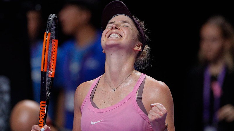 Elina Svitolina souriante après un match