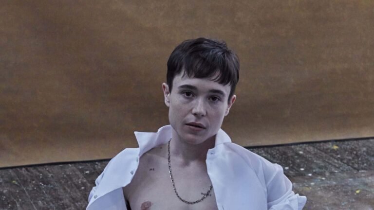 Portrait officiel de l'acteur Elliot Page