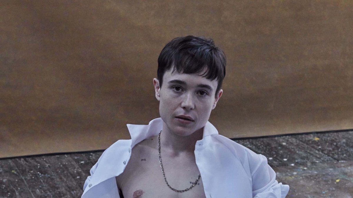 Portrait officiel de l'acteur Elliot Page