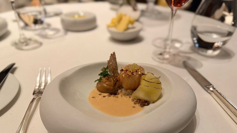 Plat gastronomique signé Gordon Ramsay au Trianon