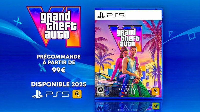 Boîtier de jeu GTA 6 en précommande