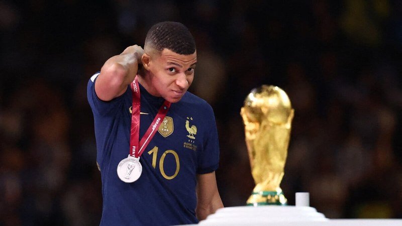 Kylian Mbappé jouant lors de la Coupe du Monde 2026