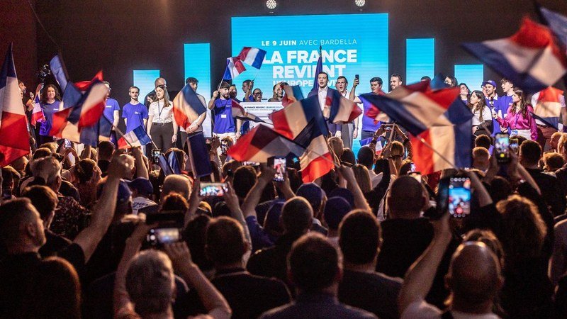 Meeting politique du Rassemblement National