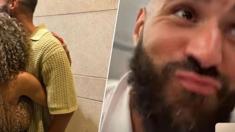 Karim Benzema en compagnie d'une femme