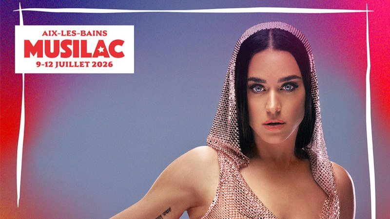 Katy Perry sur scène au festival Musilac