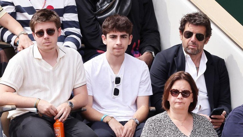 Patrick Bruel avec son fils Leon