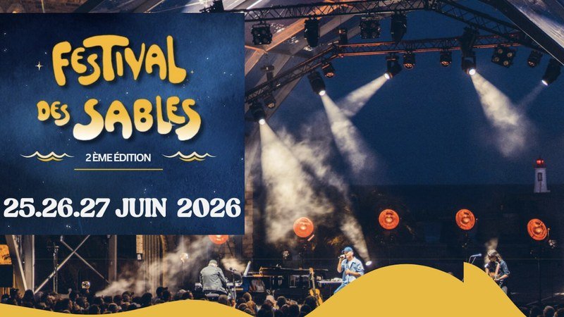 Scène du festival des Sables-d'Olonne en 2026