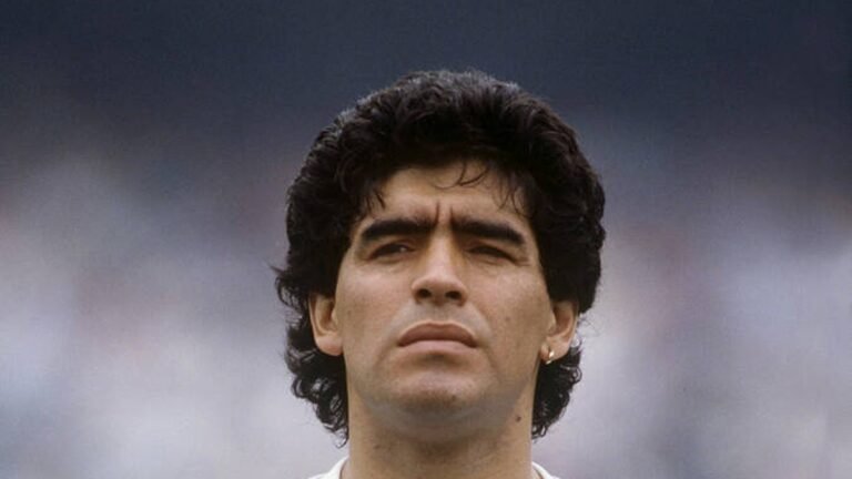 Diego Maradona lors de la Coupe du monde 1986