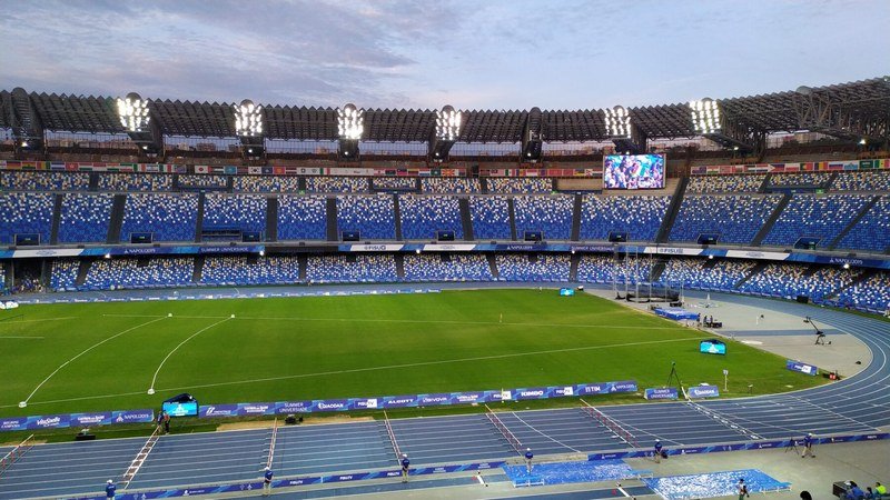Diego Maradona sous les couleurs du Napoli