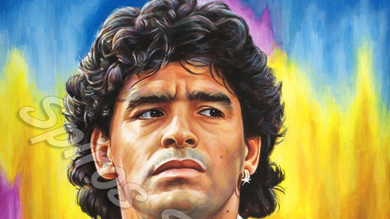 Portrait historique de Diego Maradona