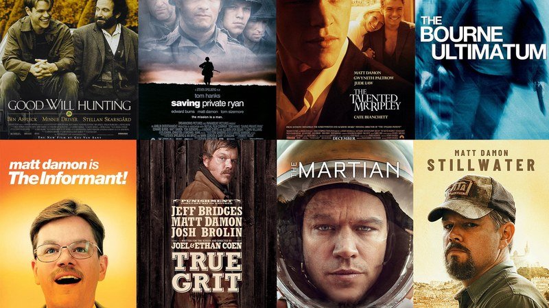 Carrière et rôles de Matt Damon