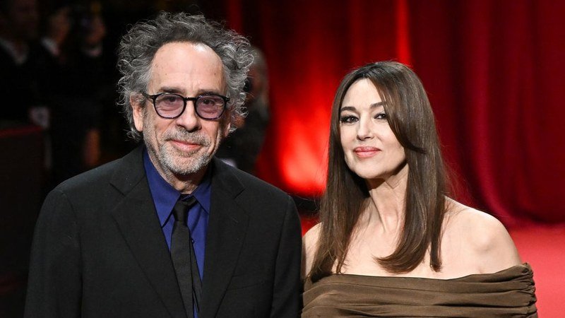 Monica Bellucci et Tim Burton couple