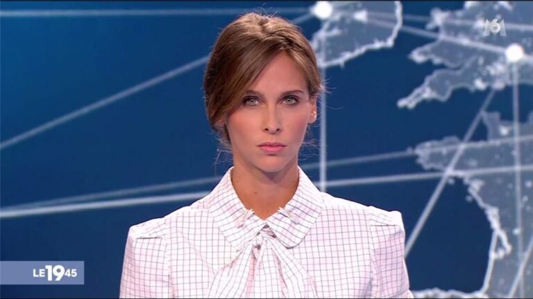 Ophélie Meunier en plateau sur M6
