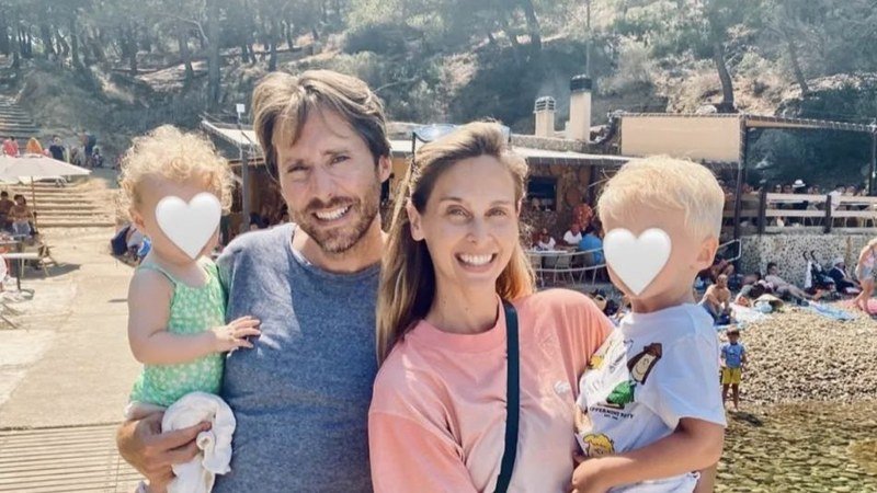 Ophélie Meunier avec ses enfants
