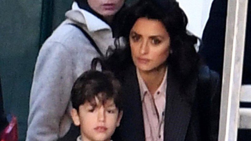 Penélope Cruz avec ses enfants