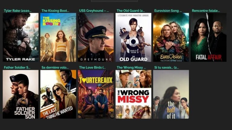 Logo et interface de plateformes de streaming gratuites françaises