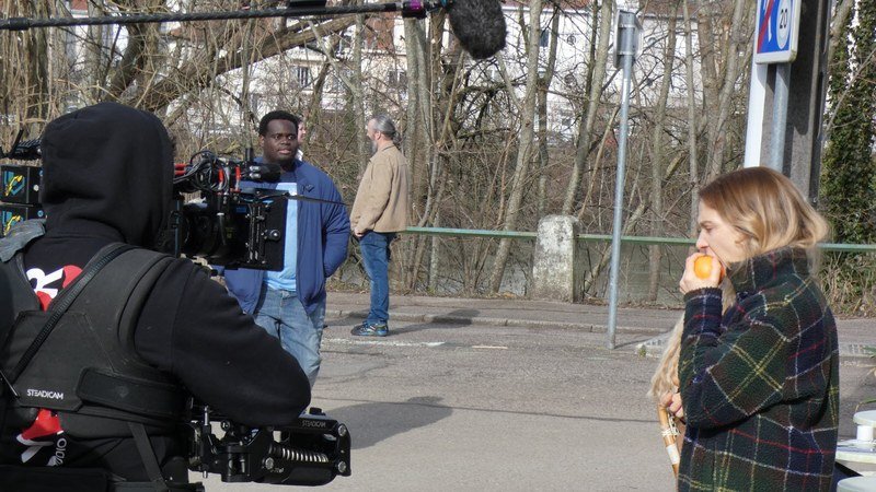 Plateau de tournage d'une fiction sur France 2