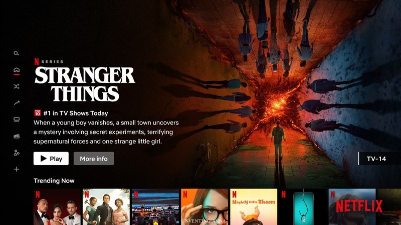 Logo et interface de la plateforme Netflix