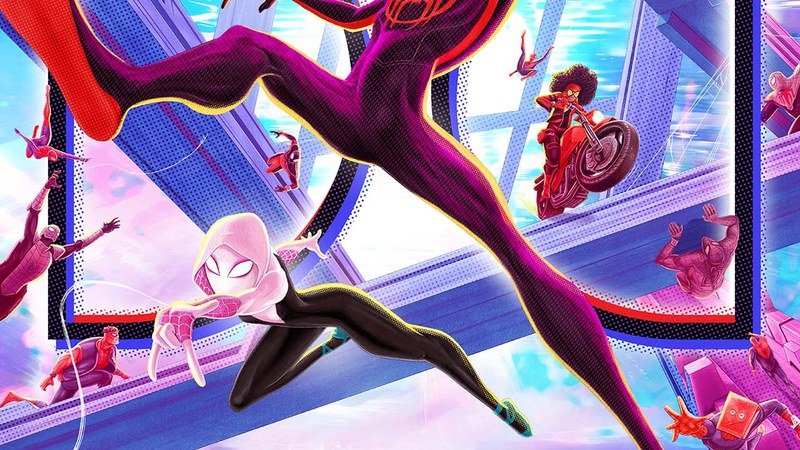 Visuel promotionnel du film Spider-Man Across the Spider-Verse