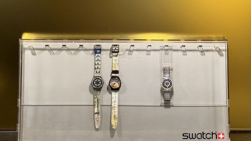Boutique Swatch durant la période estivale