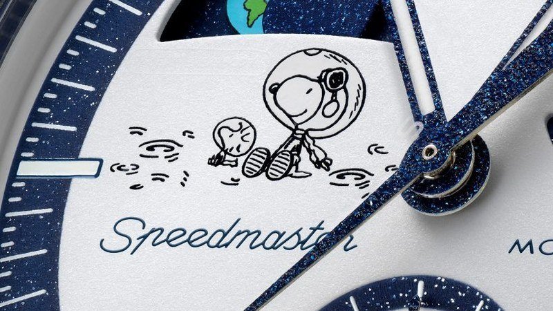 Modèle Swatch Moonswatch édition Snoopy