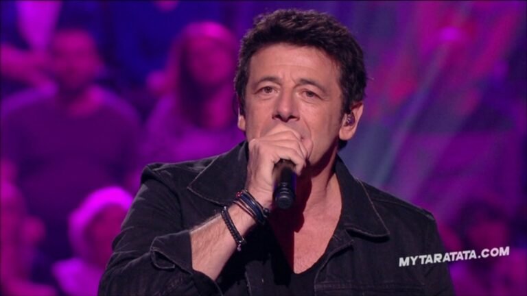 Patrick Bruel sur le plateau de l'émission Taratata