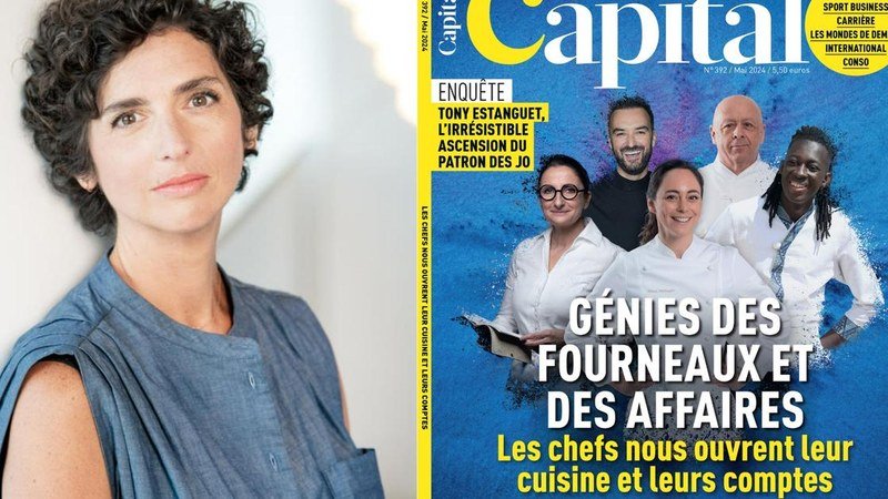 Logo et exemplaire du magazine Capital